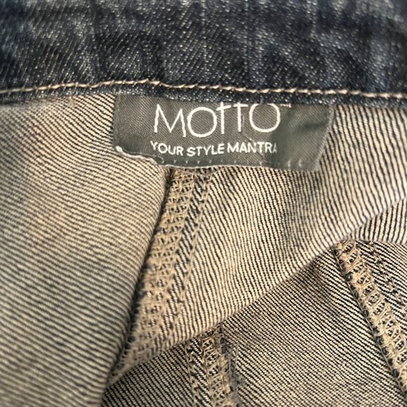 Motto Your Style Mantra Retro Denim Coat Dress Jacket Sgt Pepper Style - Picture 5 of 11